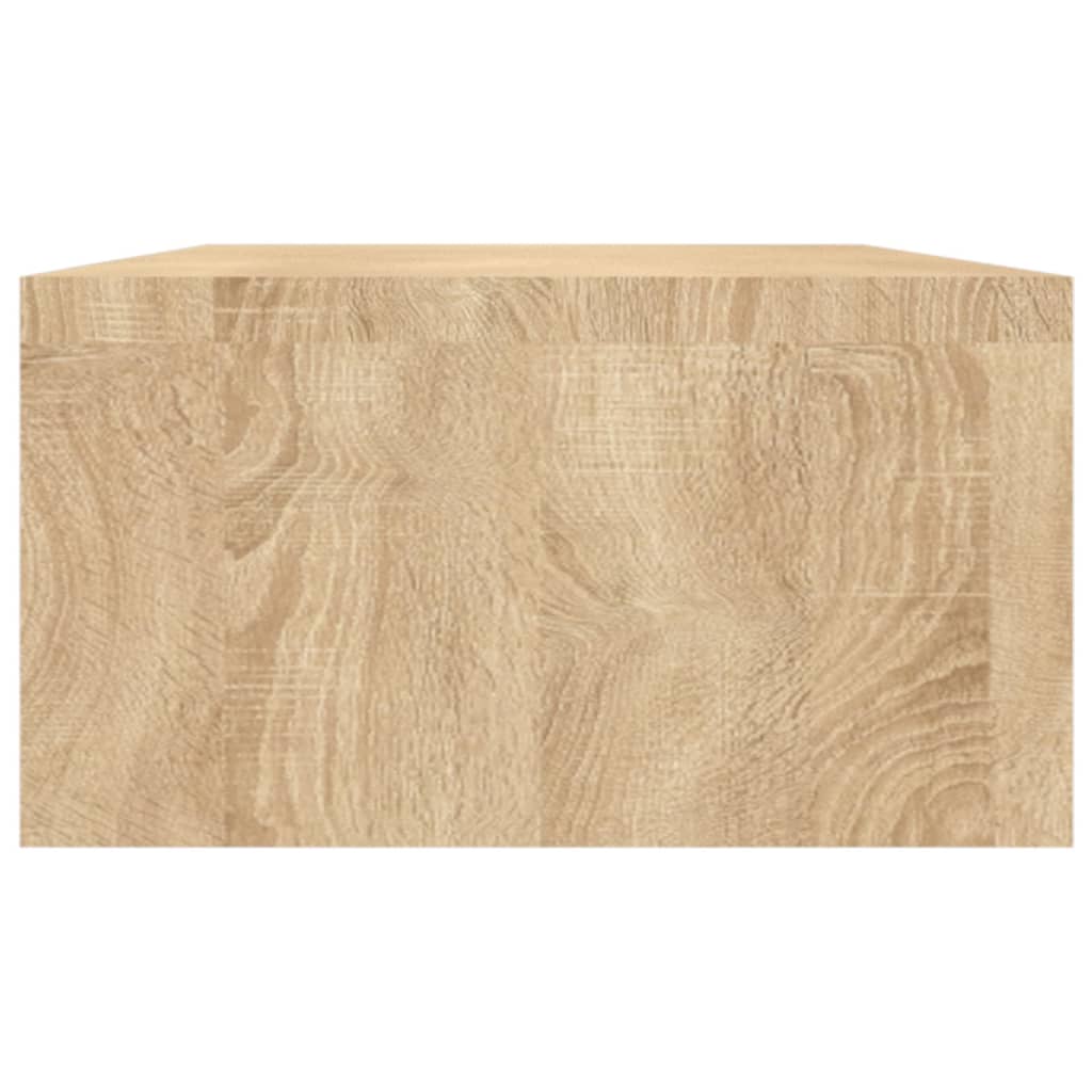 Monitorstandaard 100x24x13 cm bewerkt hout