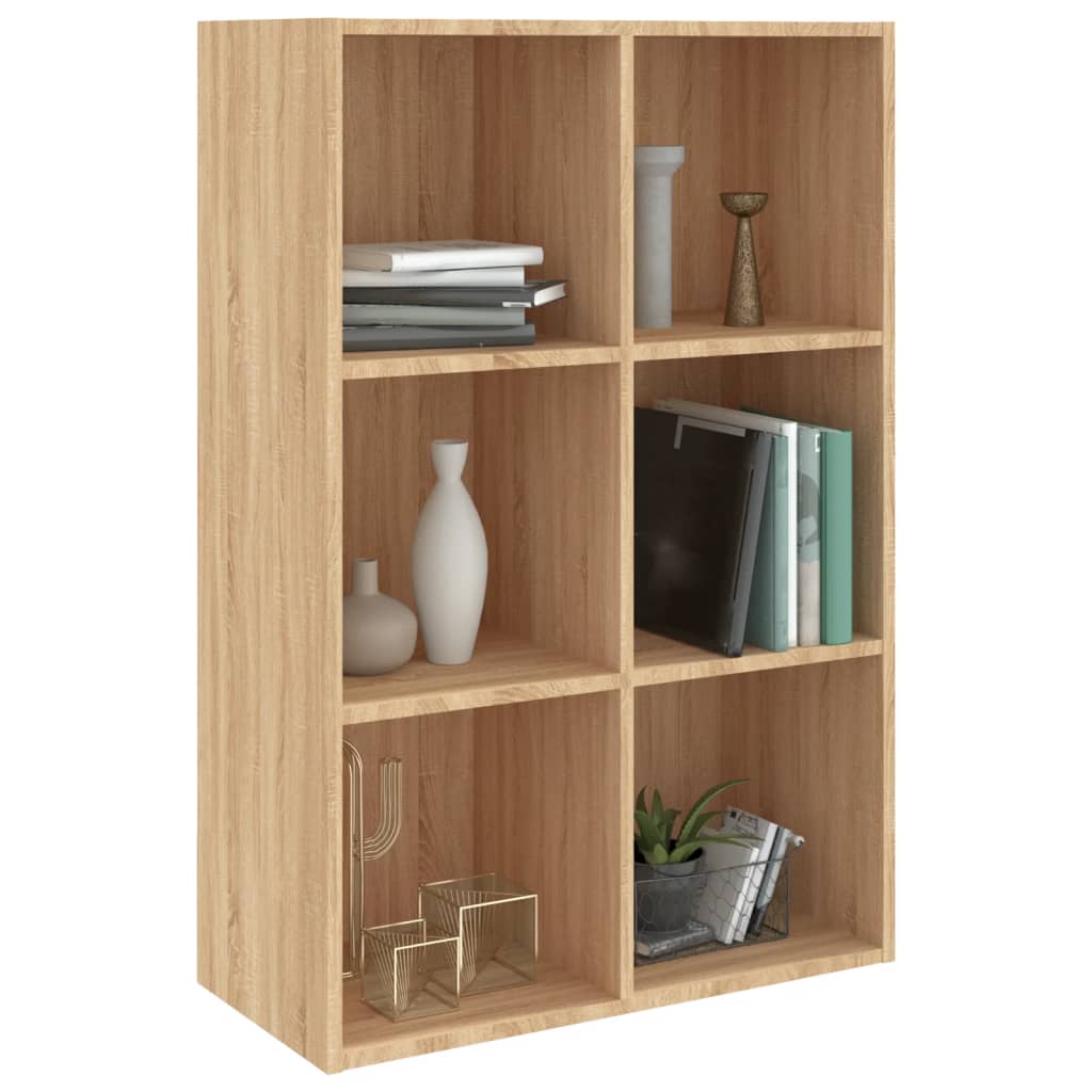 Bibliothèque/buffet 66x30x98 cm en bois travaillé