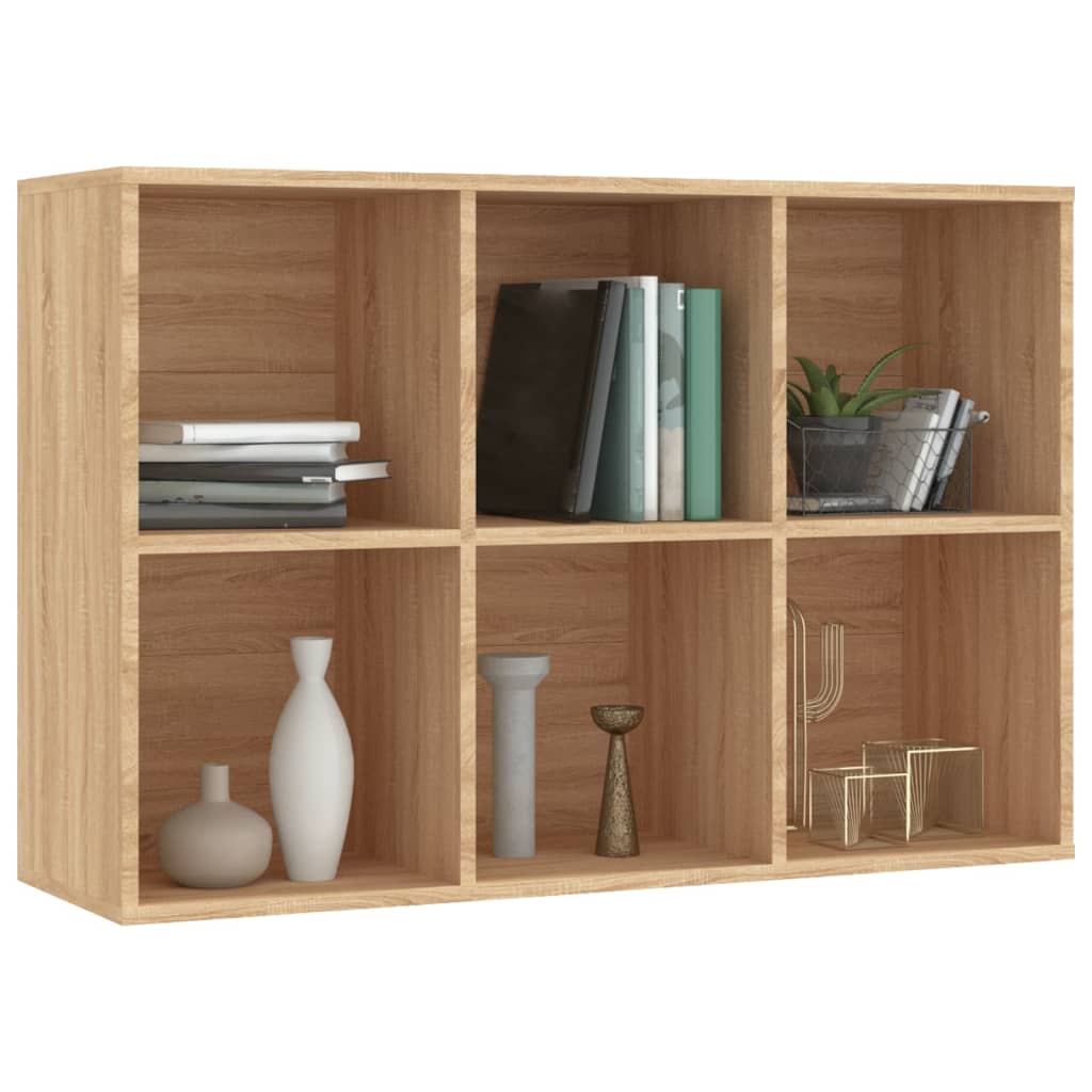 Bibliothèque/buffet 66x30x98 cm en bois travaillé