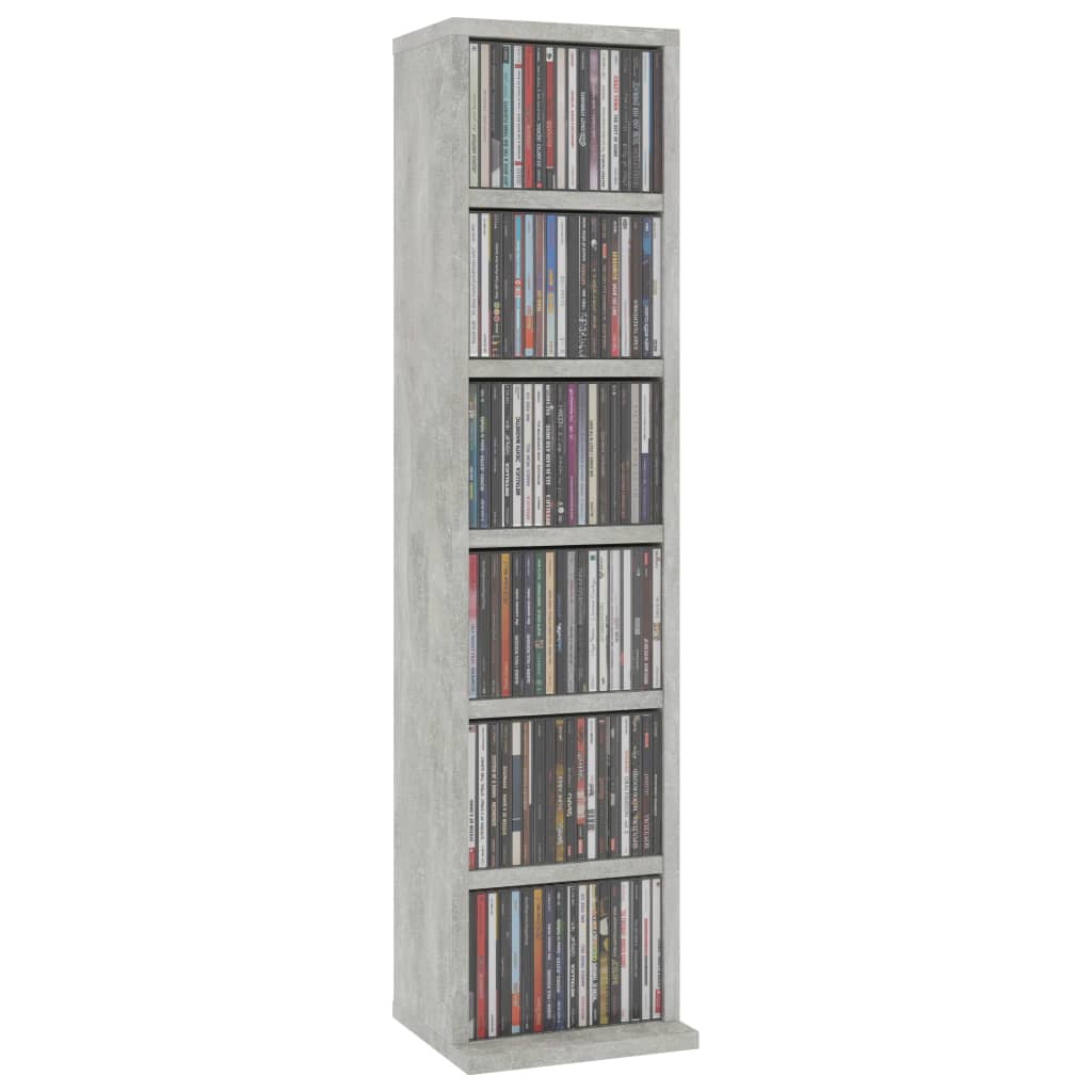 Cd-kast 21x20x88 cm bewerkt hout bruin eikenkleur