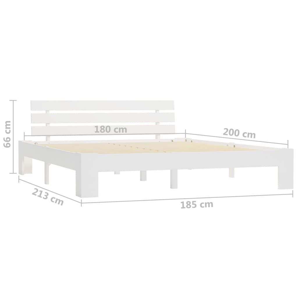 Bedframe massief grenenhout 180x200 cm