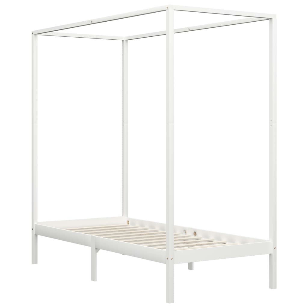 Hemelbedframe massief grenenhout 90x200 cm