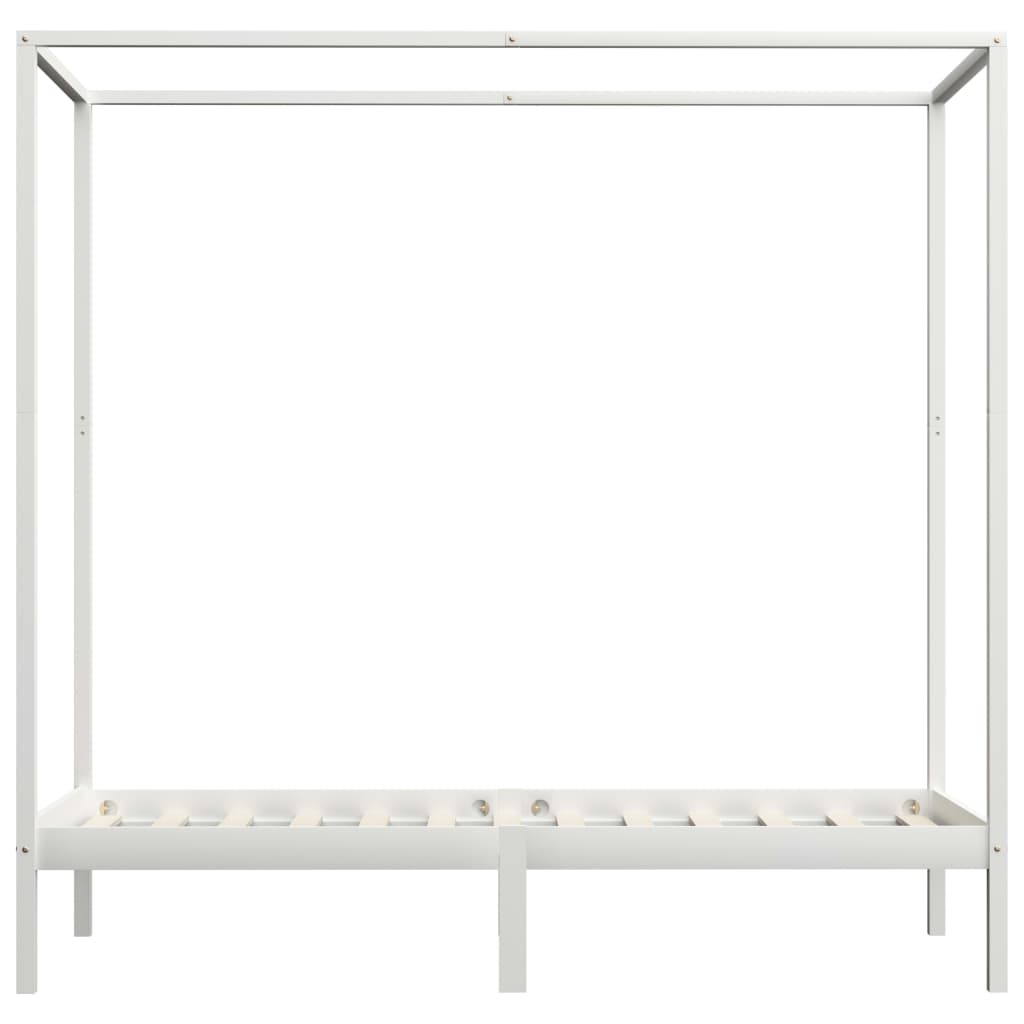 Hemelbedframe massief grenenhout 90x200 cm