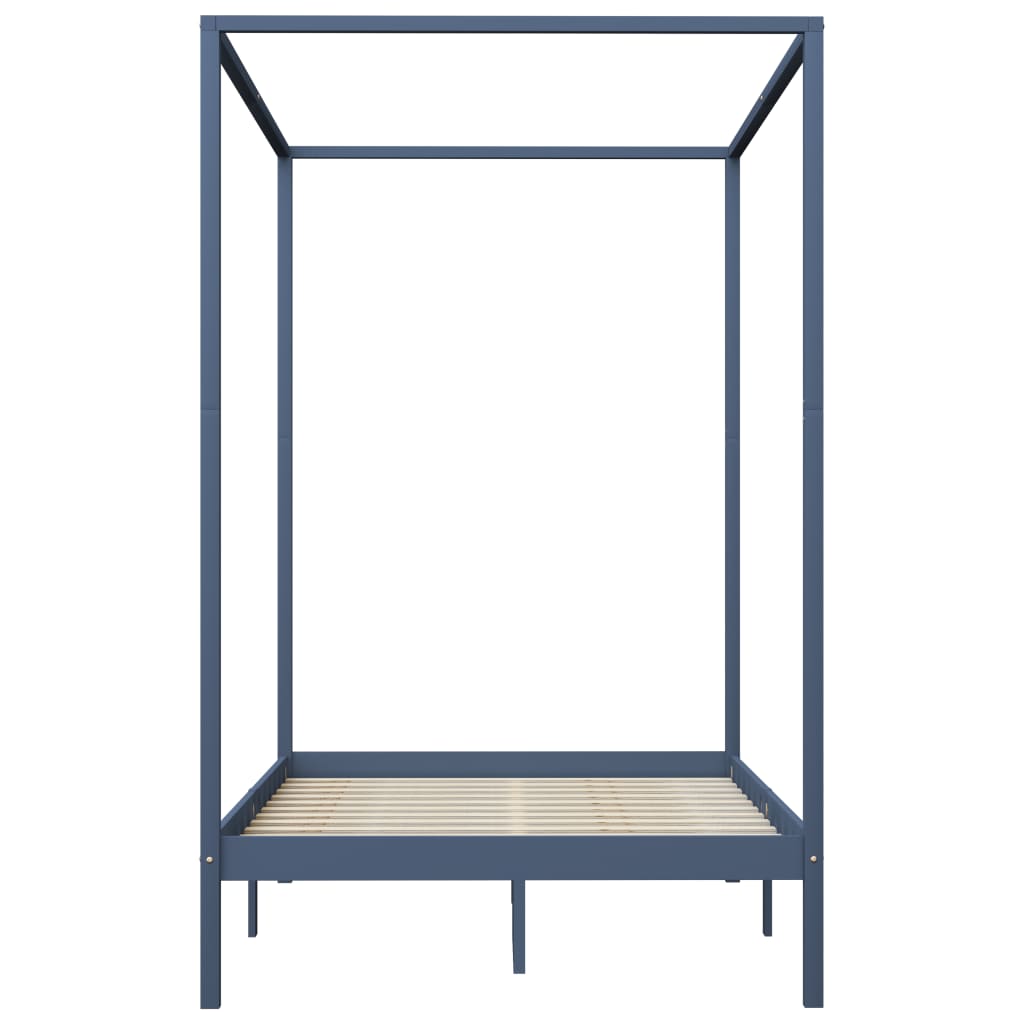 Hemelbedframe massief grenenhout 100x200 cm