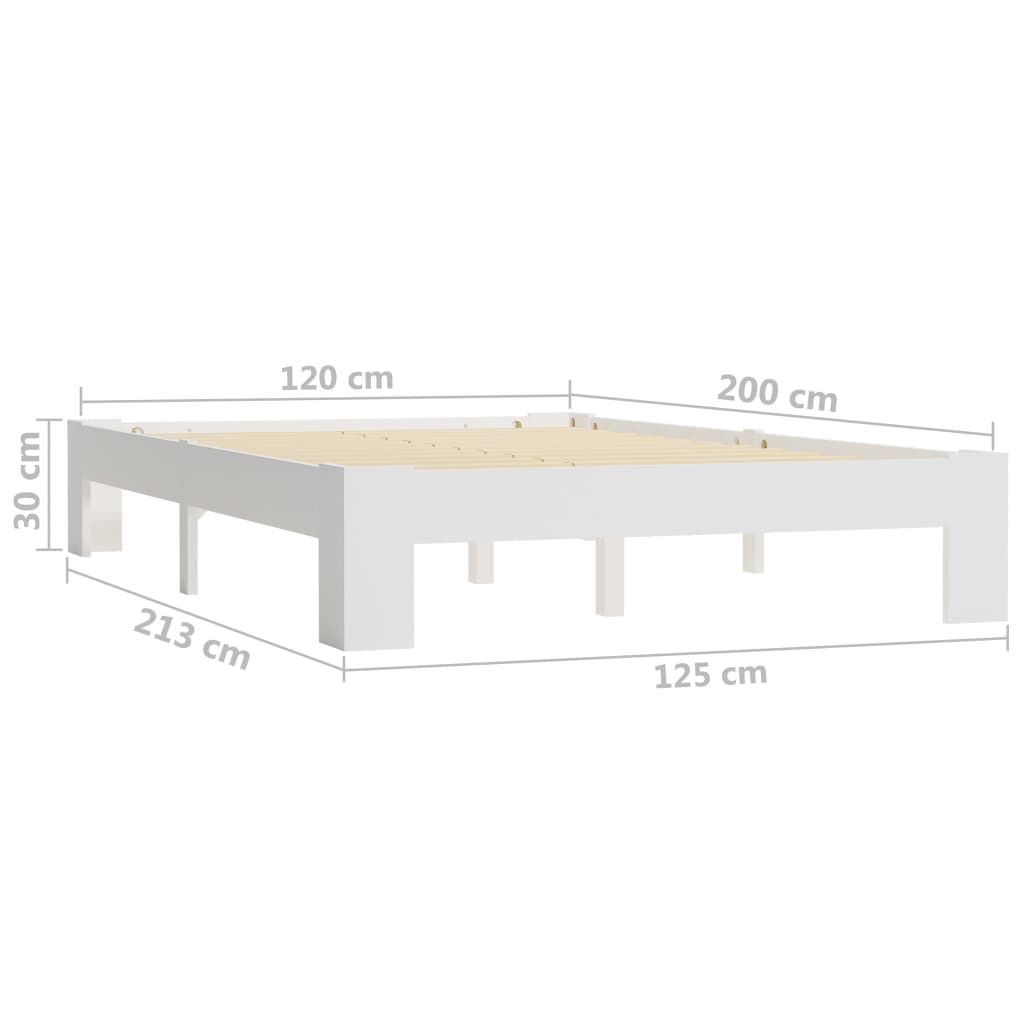 Bedframe massief grenenhout 140x200 cm