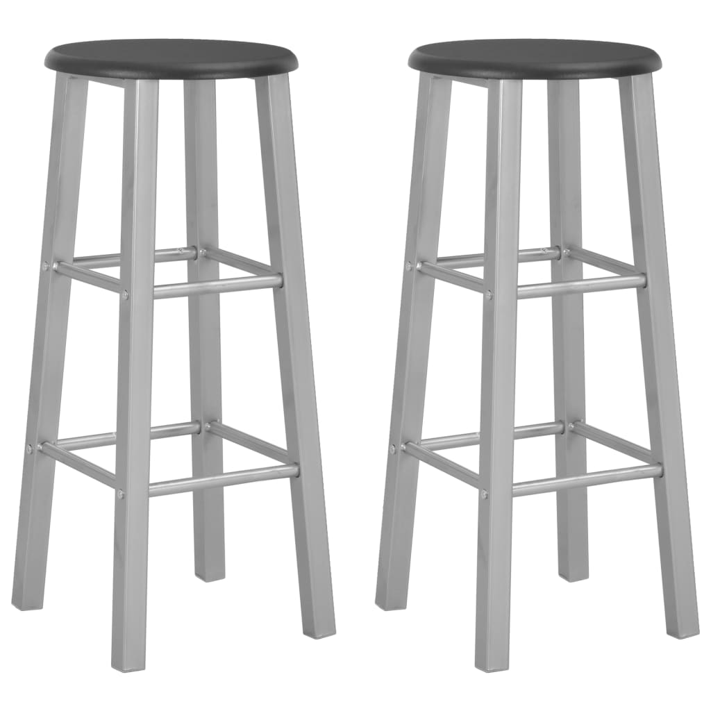 Tabourets de bar 2 pcs MDF