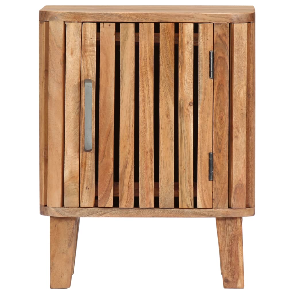 Table de chevet 40x30x50 cm en bois d'acacia massif