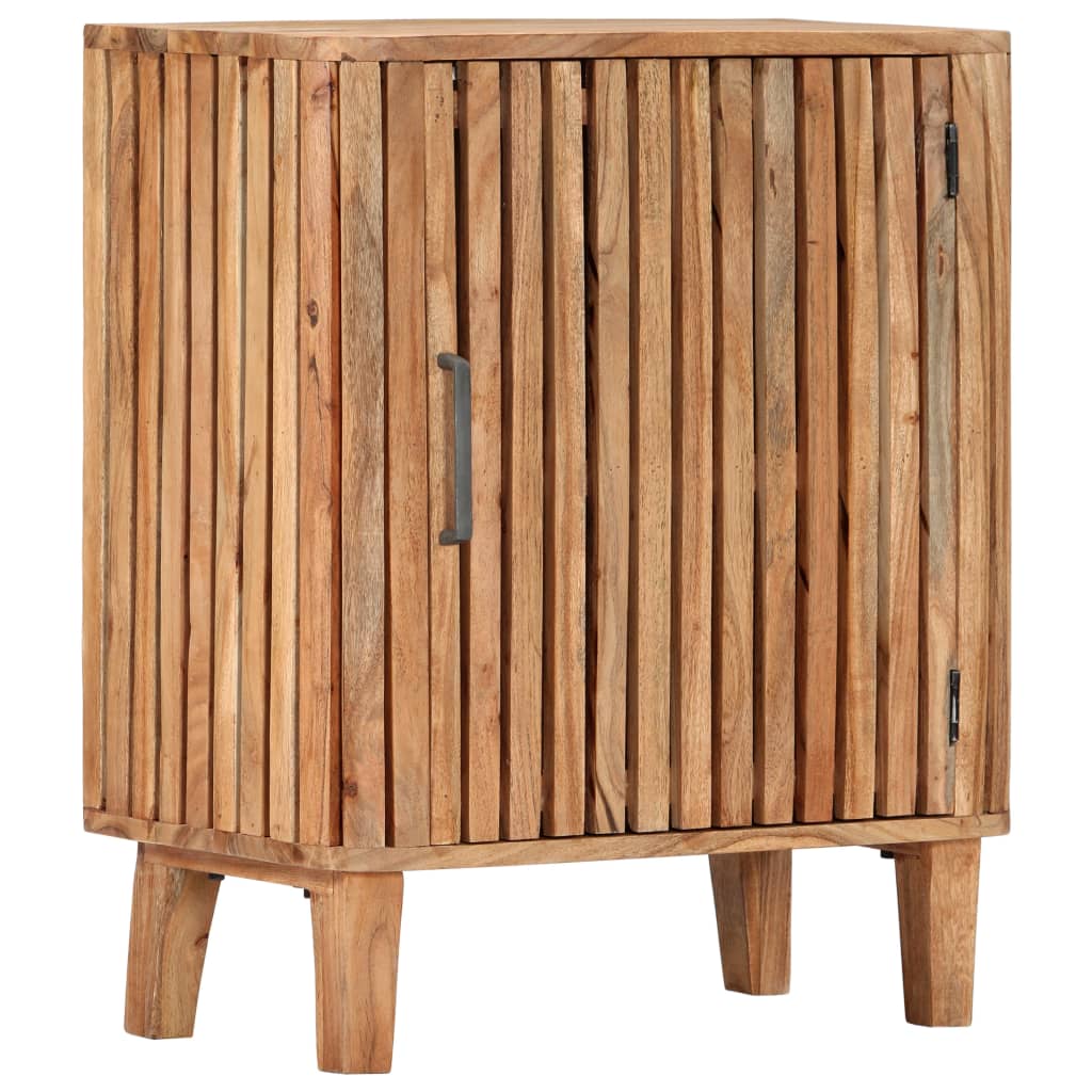 Table de chevet 40x30x50 cm en bois d'acacia massif