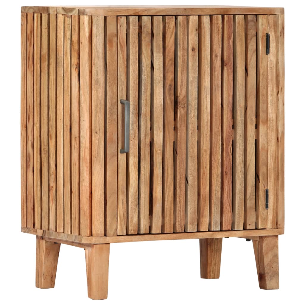 Table de chevet 40x30x50 cm en bois d'acacia massif