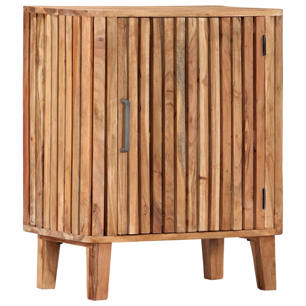 Table de chevet 40x30x50 cm en bois d'acacia massif