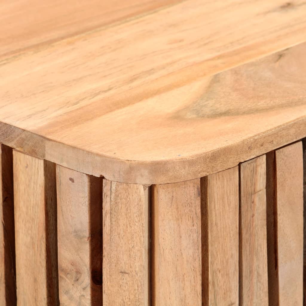 Table de chevet 40x30x50 cm en bois d'acacia massif