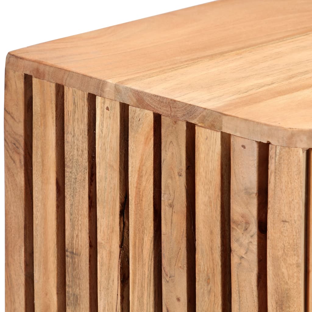 Table de chevet 40x30x50 cm en bois d'acacia massif