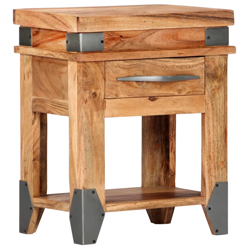 Table console 110x34x74 cm en bois d'acacia massif