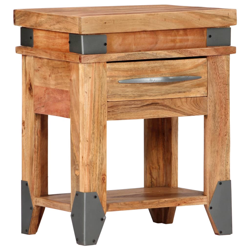 Table console 110x34x74 cm en bois d'acacia massif