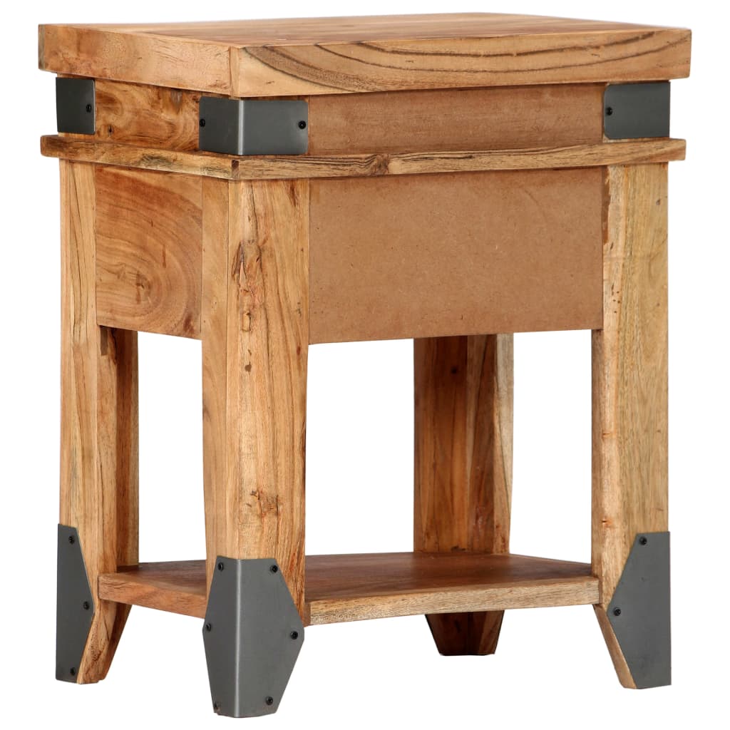 Table console 110x34x74 cm en bois d'acacia massif