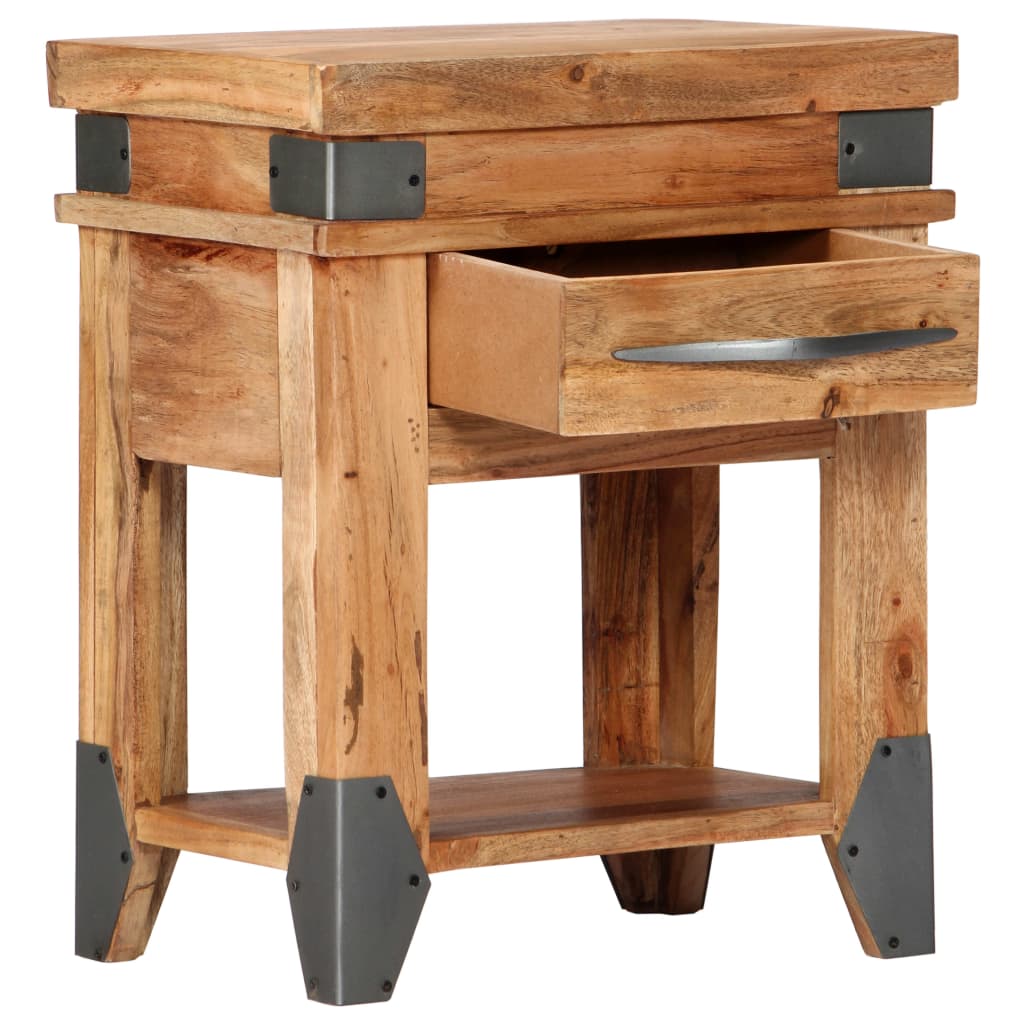 Table console 110x34x74 cm en bois d'acacia massif