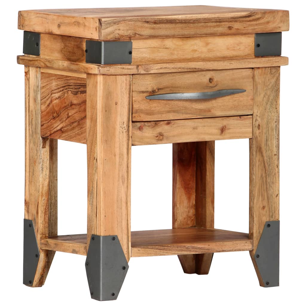 Table console 110x34x74 cm en bois d'acacia massif