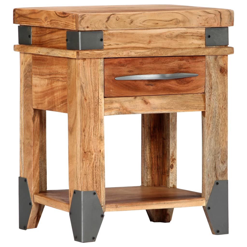 Table console 110x34x74 cm en bois d'acacia massif