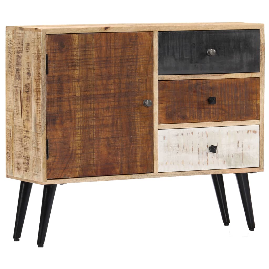 Buffet 88x30x73 cm en bois de manguier massif