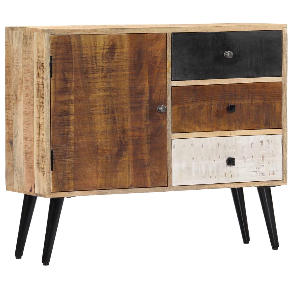 Buffet 88x30x73 cm en bois de manguier massif