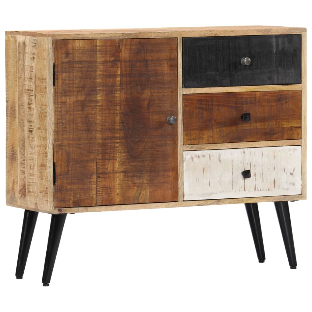 Buffet 88x30x73 cm en bois de manguier massif