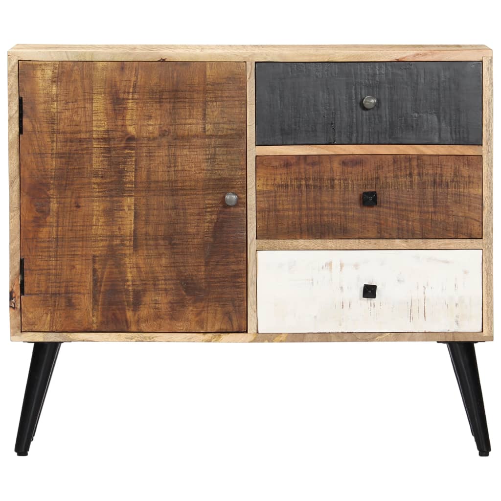 Buffet 88x30x73 cm en bois de manguier massif