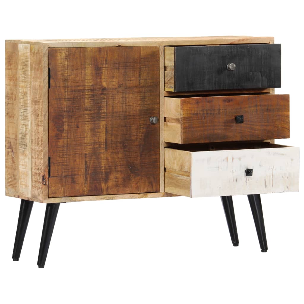 Buffet 88x30x73 cm en bois de manguier massif