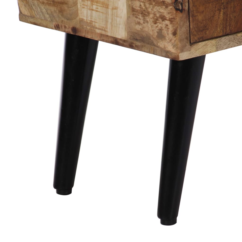 Buffet 88x30x73 cm en bois de manguier massif