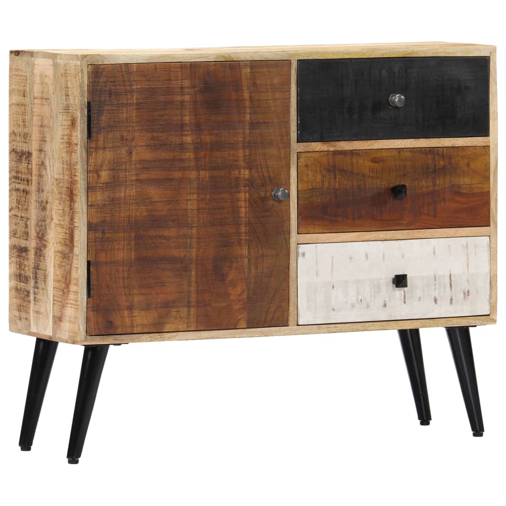 Buffet 88x30x73 cm en bois de manguier massif