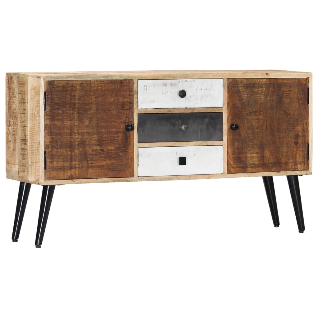 Buffet 88x30x73 cm en bois de manguier massif