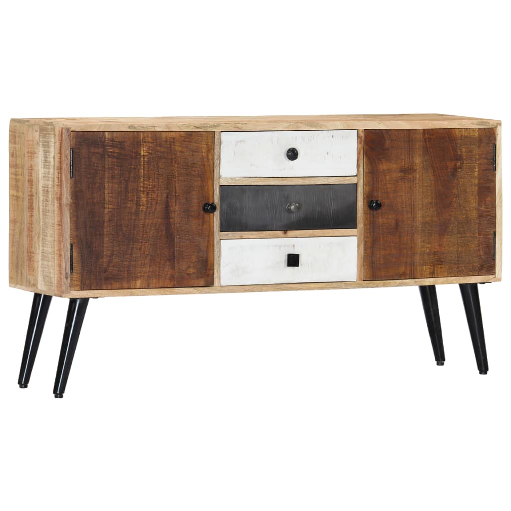 Buffet 88x30x73 cm en bois de manguier massif