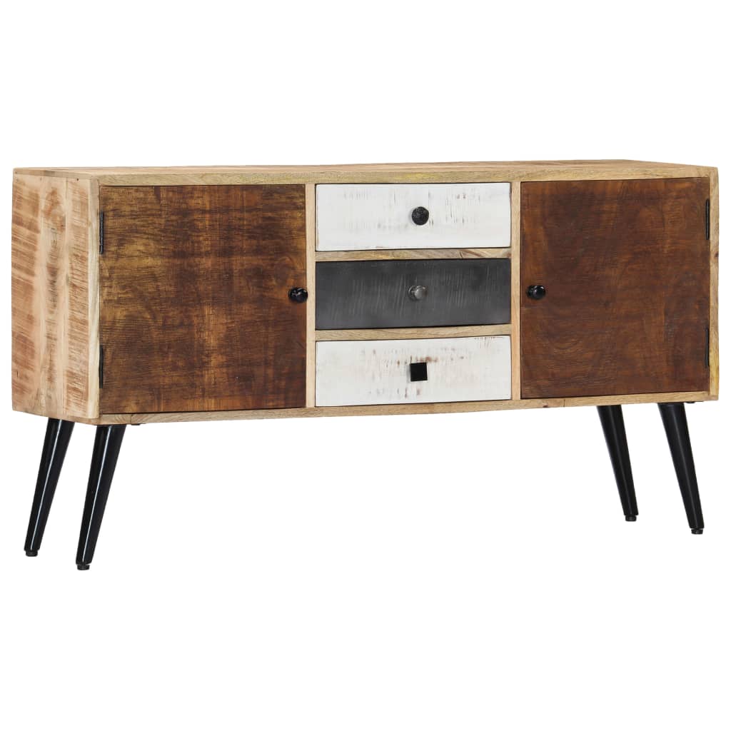 Buffet 88x30x73 cm en bois de manguier massif