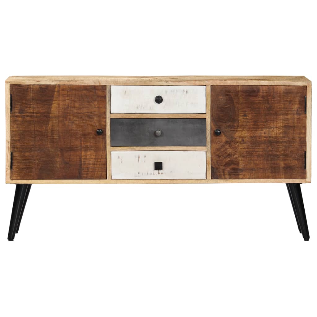 Buffet 88x30x73 cm en bois de manguier massif