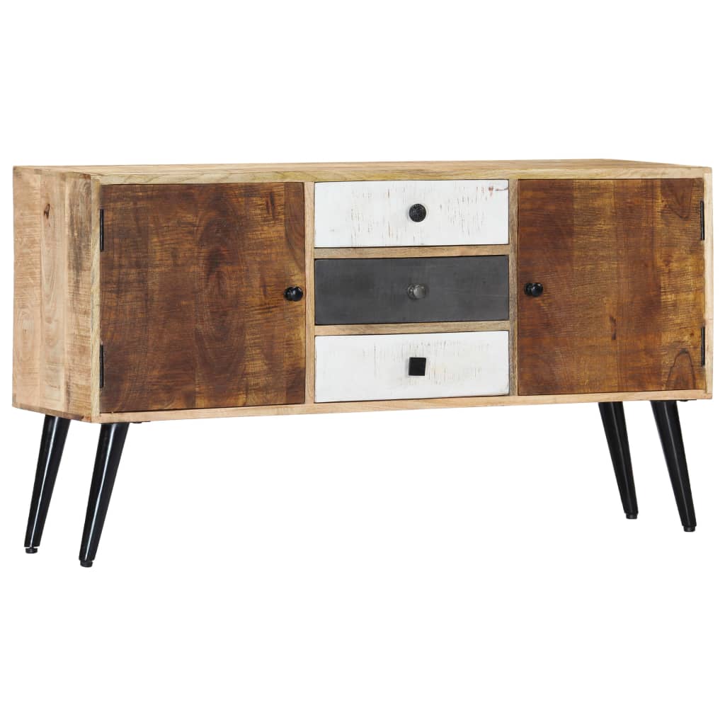 Buffet 88x30x73 cm en bois de manguier massif