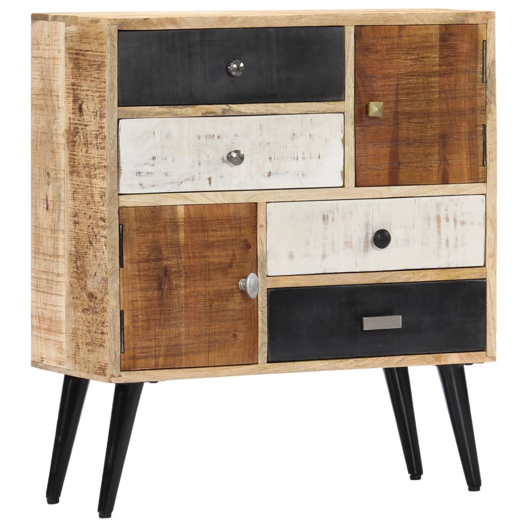 Buffet 88x30x73 cm en bois de manguier massif