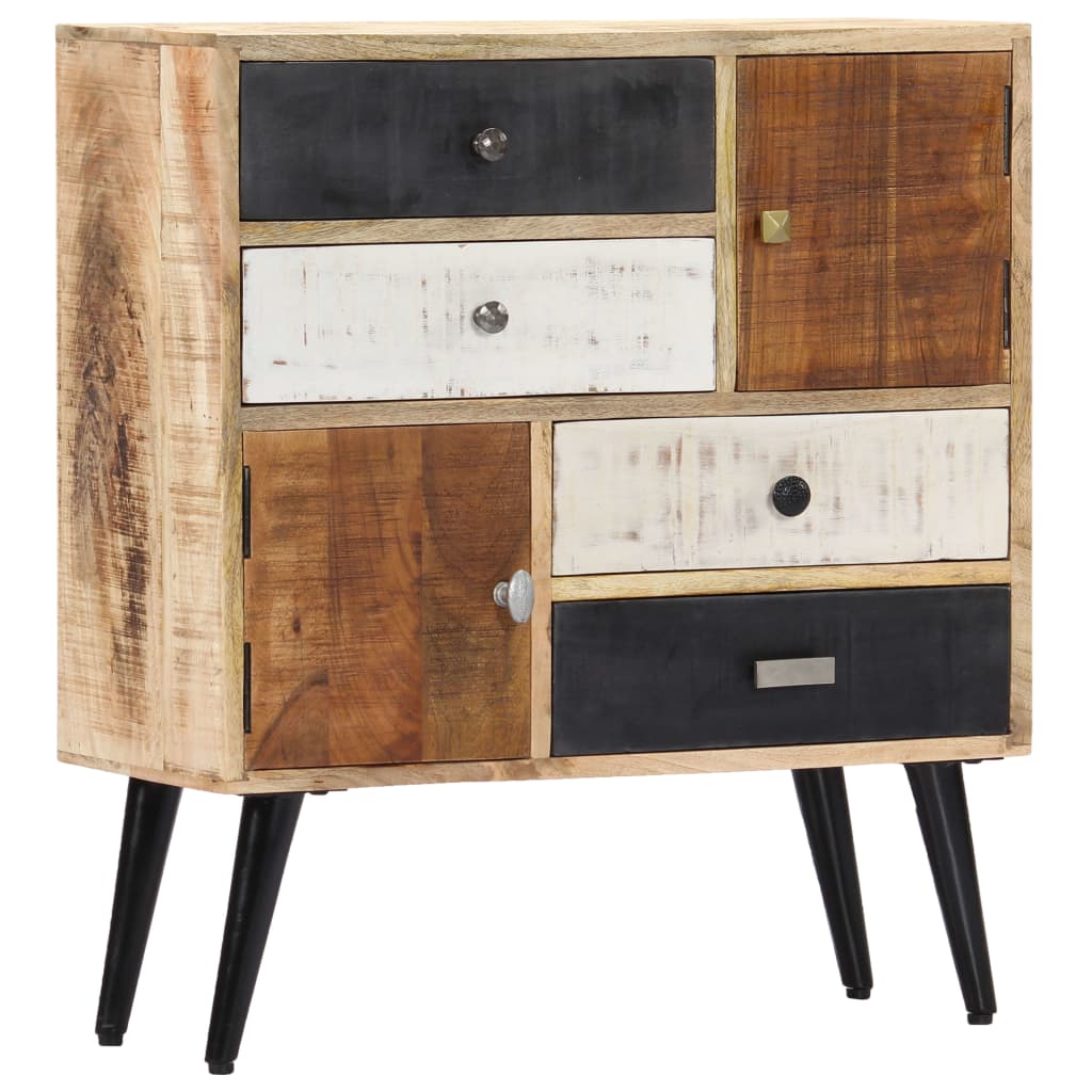 Buffet 88x30x73 cm en bois de manguier massif