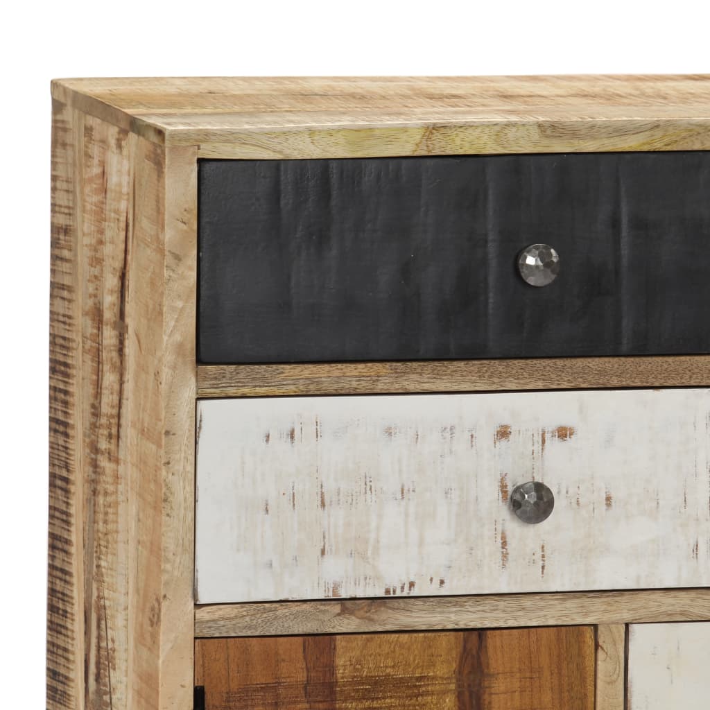 Buffet 88x30x73 cm en bois de manguier massif