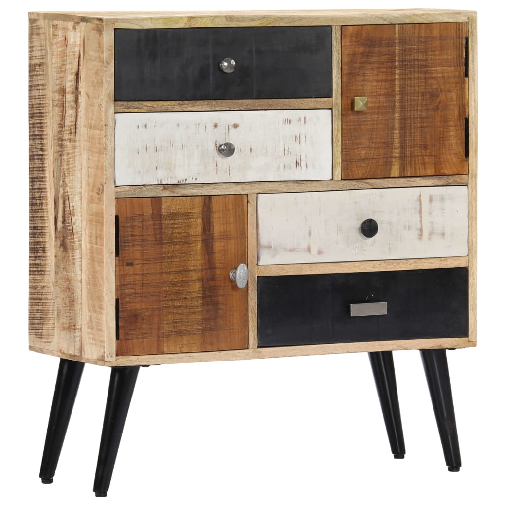 Buffet 88x30x73 cm en bois de manguier massif