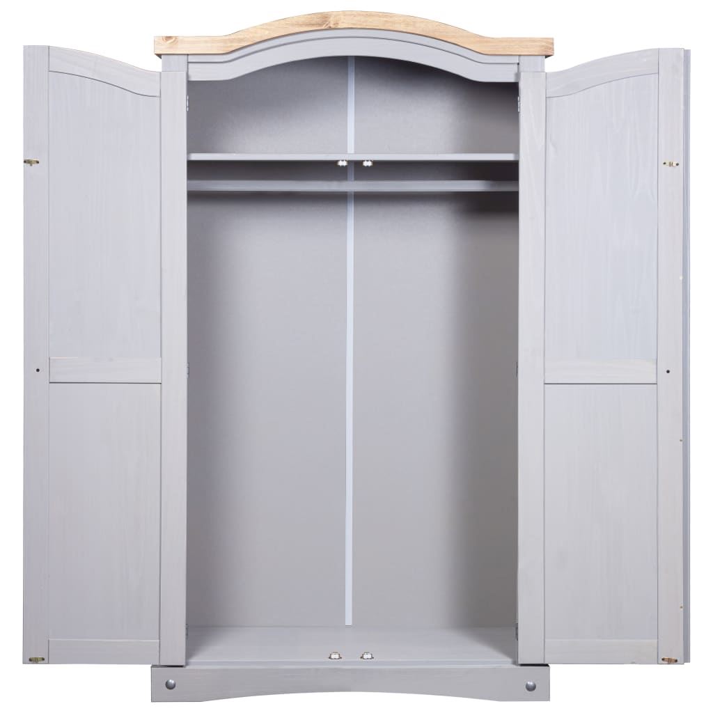 Armoire en pin mexicain style Corona 2 portes