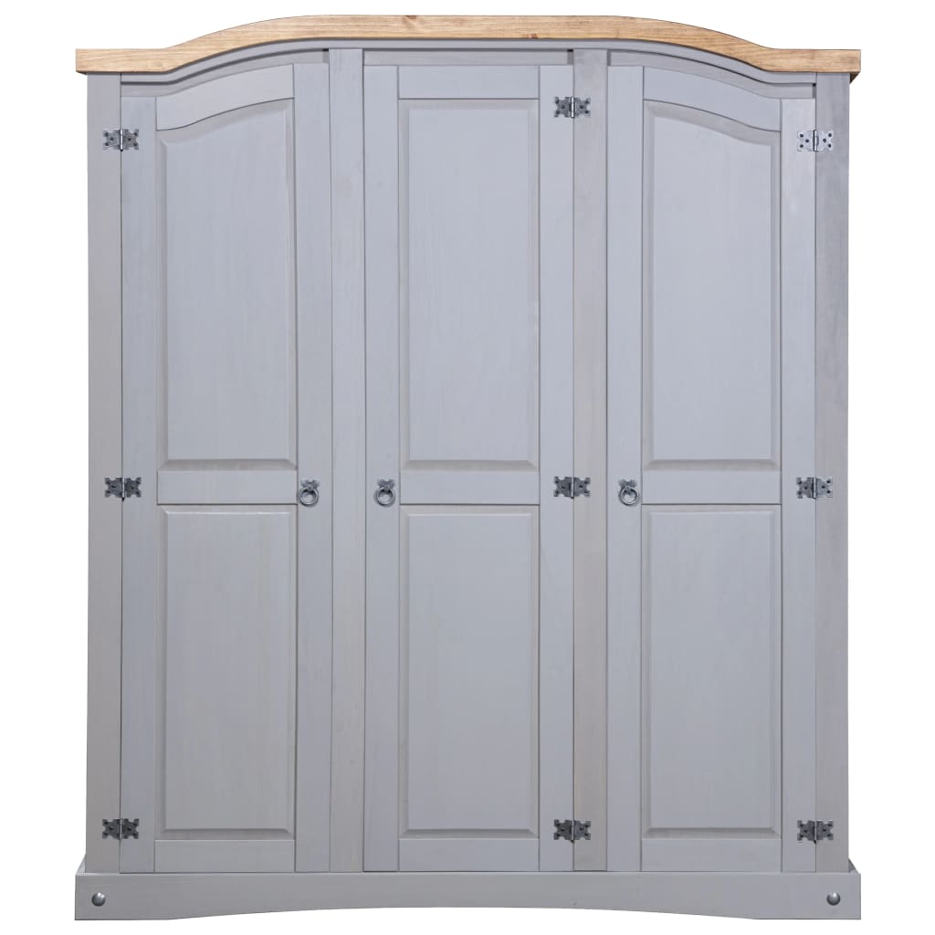 Armoire 3 portes en pin mexicain style Corona