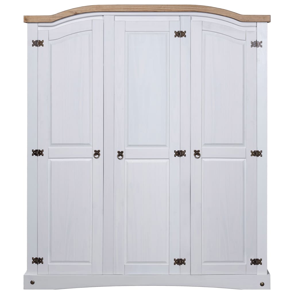 Armoire 3 portes en pin mexicain style Corona