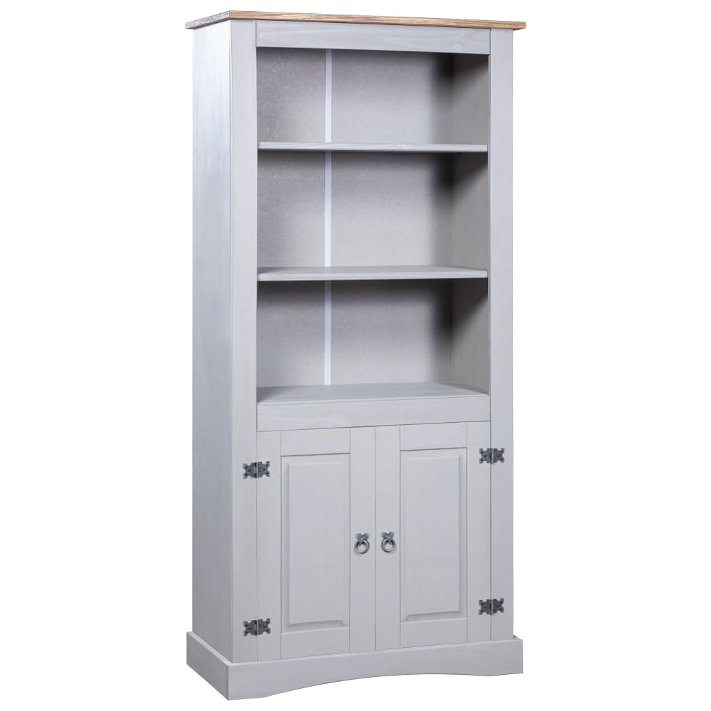 Armoire murale 80x40x170 cm pin mexicain style Corona blanc