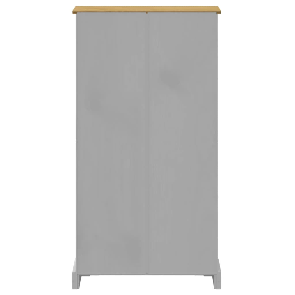 Boekenkast grenenhout met 3 planken Corona-stijl 81x29x100 cm