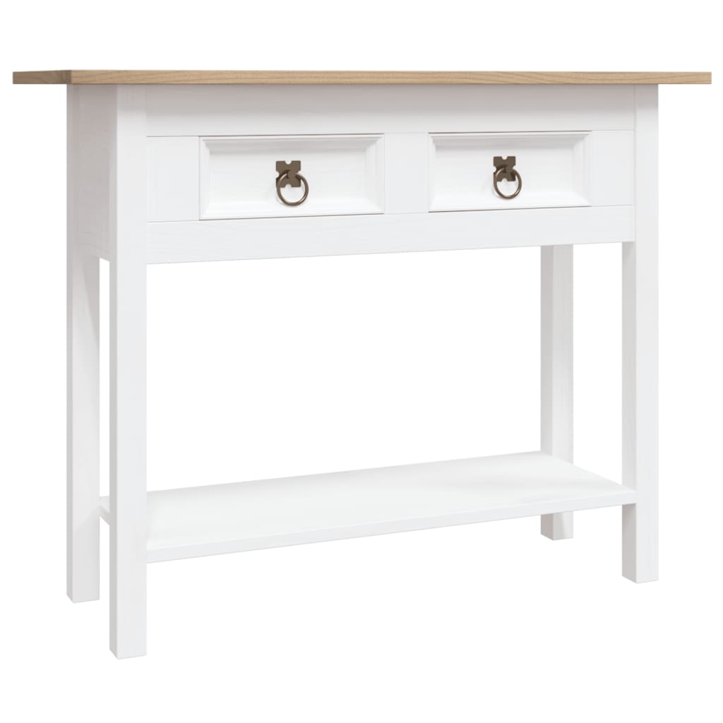 Table console en pin mexicain style Corona 90x34,5x73 cm