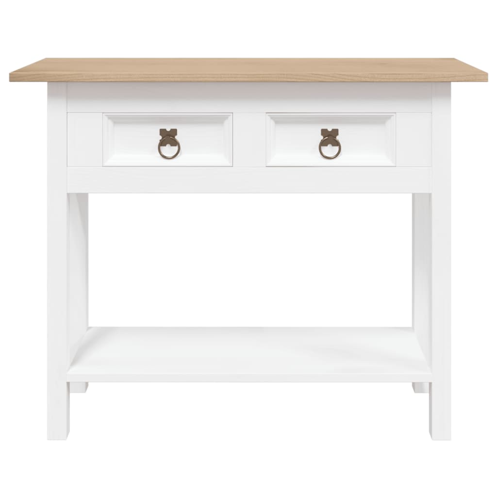 Table console en pin mexicain style Corona 90x34,5x73 cm