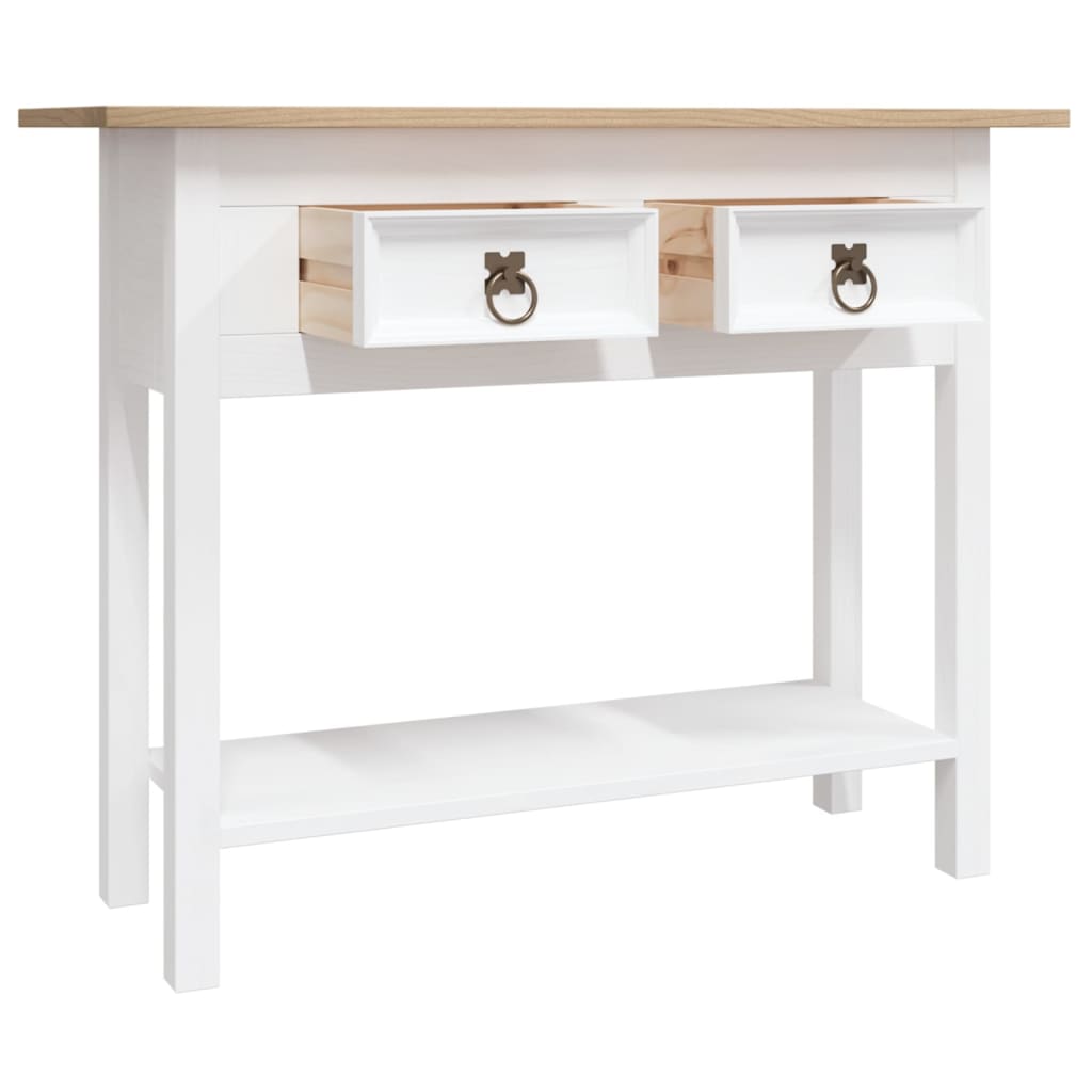 Table console en pin mexicain style Corona 90x34,5x73 cm