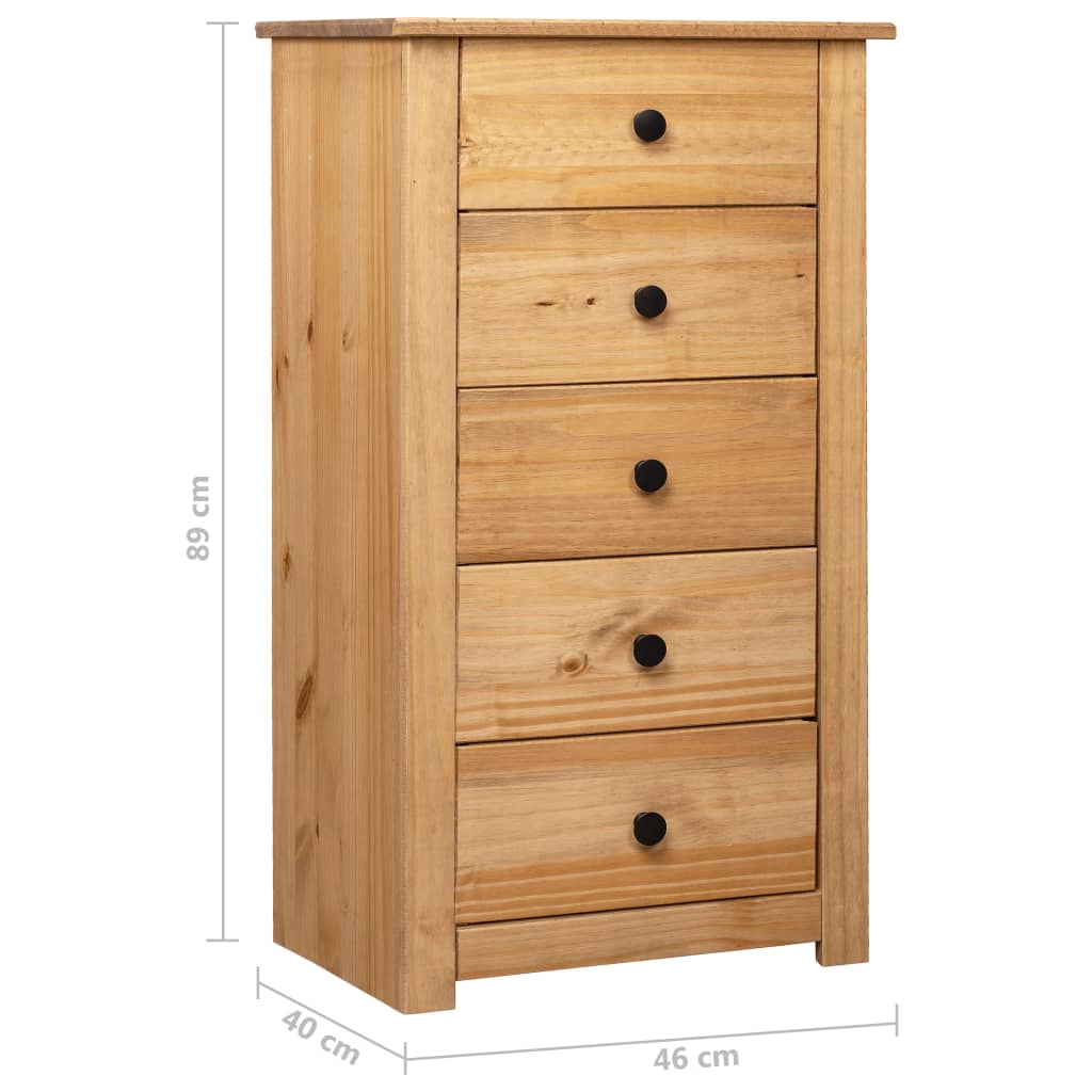 Buffet Gamme Panama 46x40x89 cm en bois de pin