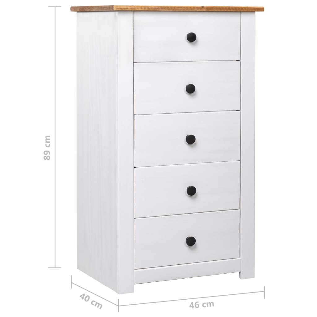 Dressoir Panama Range 46x40x89 cm grenenhout