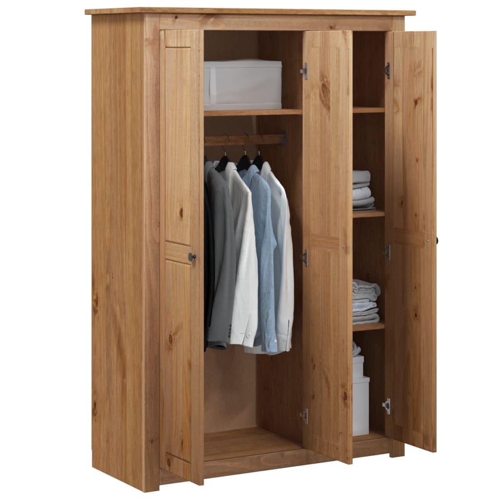 Armoire Gamme Panama 118x50x171,5 cm bois de pin