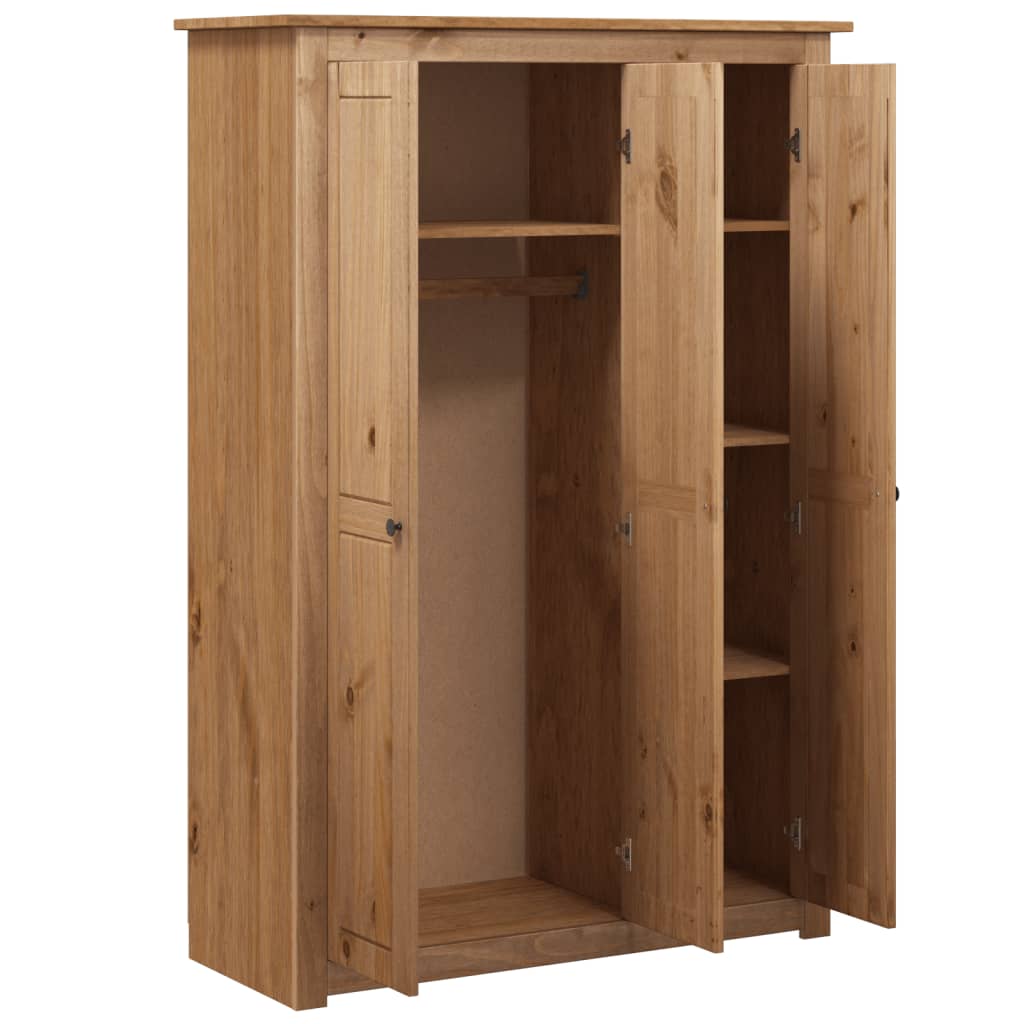 Armoire Gamme Panama 118x50x171,5 cm bois de pin